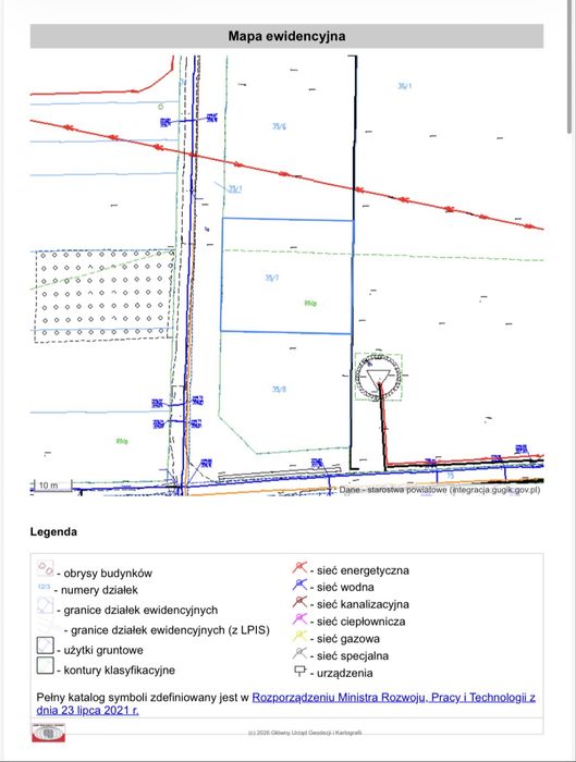 Działka budowlana Tuszyn ul. Uzdrowiskowa 1000 m² - Widok 3