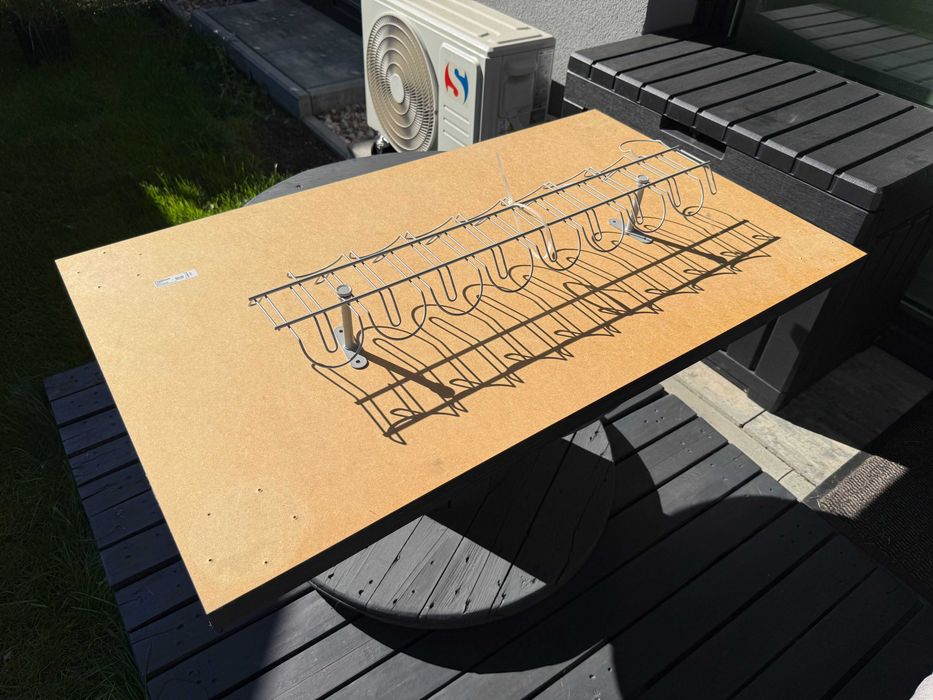 Blat IKEA LINNMON 100x60 + maskownica na kable SIGNUM