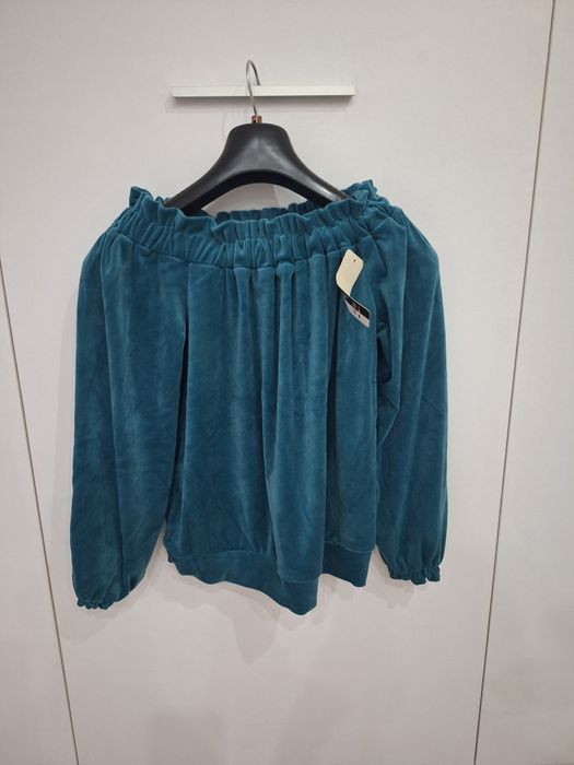 Bluza welurowa hiszpanka M