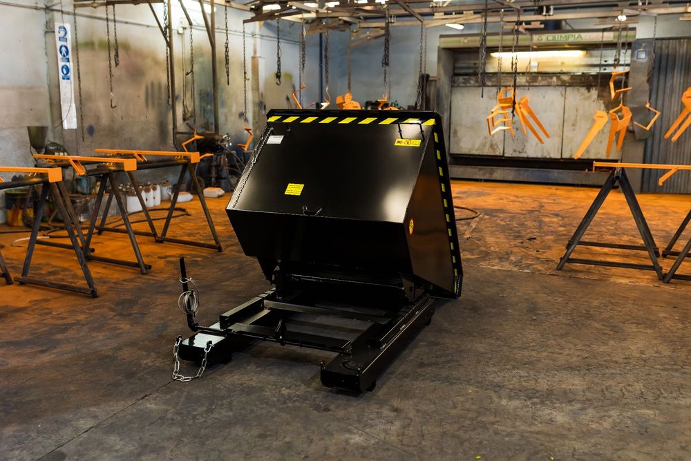 Pojemnik metalowy / Kontener do wózka widłowego / Kontener 900L NOWOŚĆ