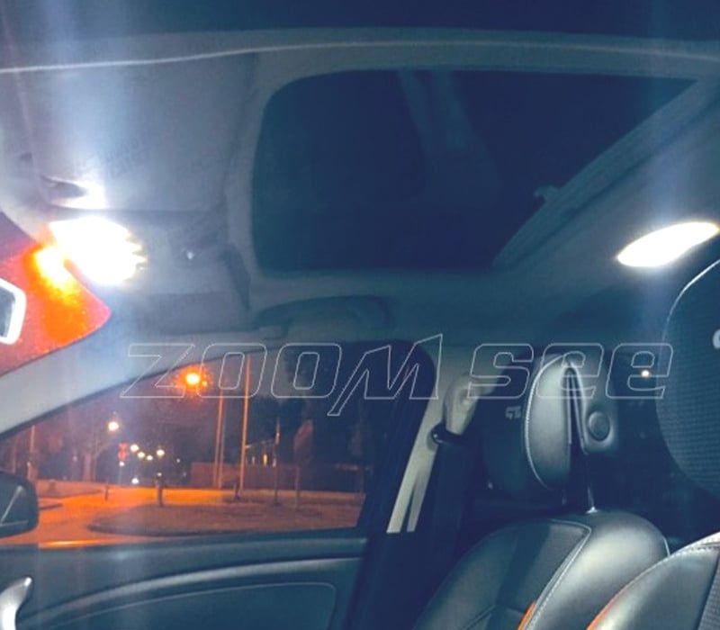 KIT COMPLETO DE 12 LÂMPADAS LED INTERIOR PARA 2009-2016 PARA RENAULT MEGANE III 3 MK3 COUPE