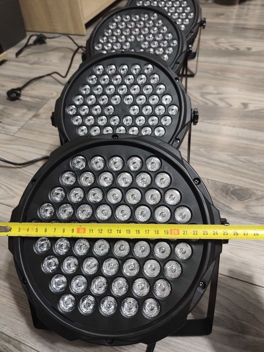 8 sztuk Zawodowe Mega Mocne Led Pary 60x3W