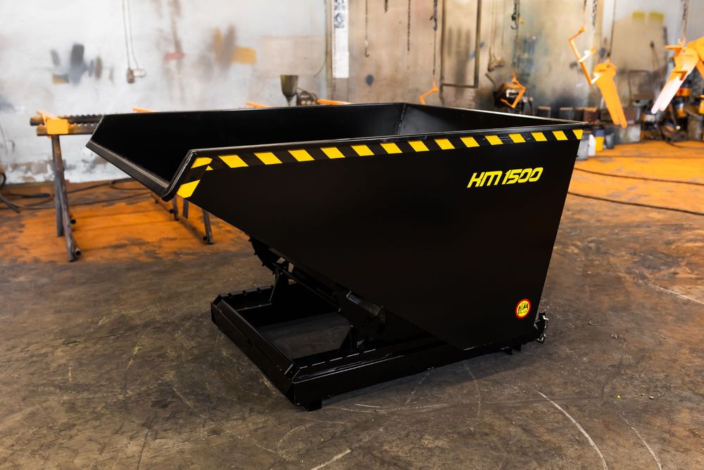 Kontener 1500L / Kontener samowyładowczy / Koleba / Kontener do wózka