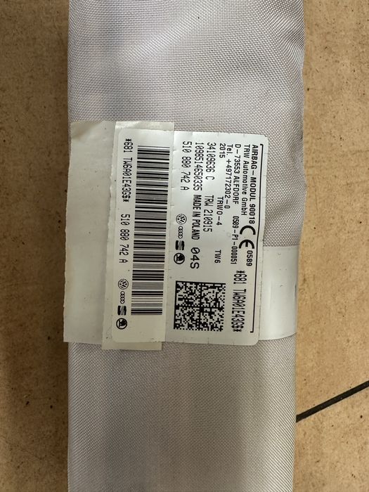 Kurtyna prawa vw golf sportsvan