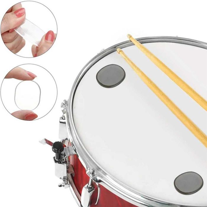 Kit de 6x Damper Gel (Abafadores) para Bateria e Percussão (NOVOS)