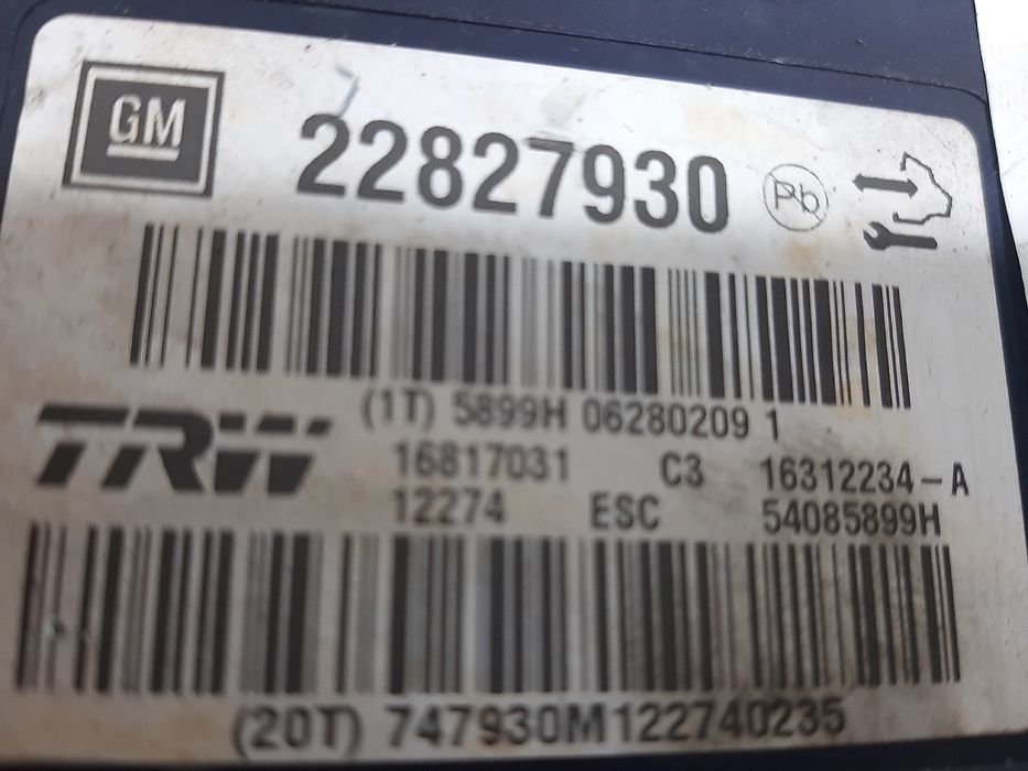 ABS OPEL Insignia A (G09)