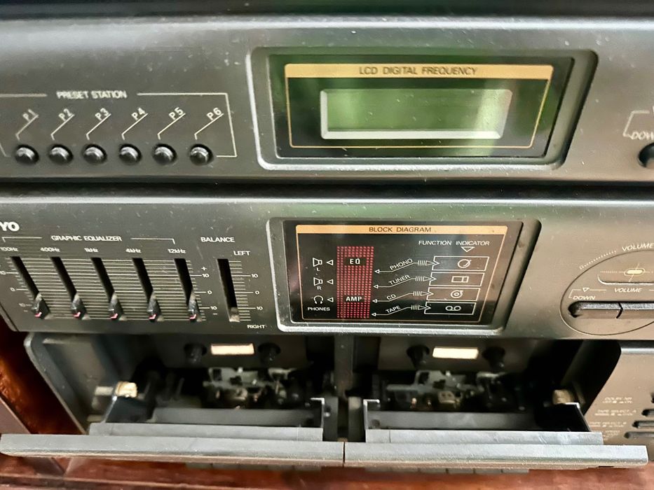 Sanyo wieża z głośnikami