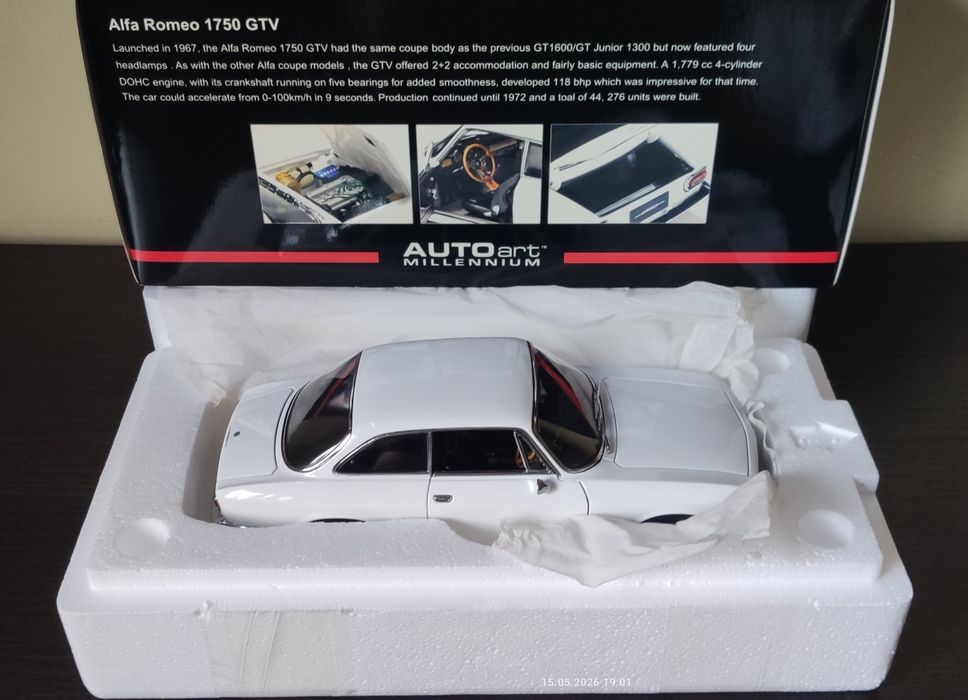 Alfa Romeo 1750 GTV 1:18 AutoArt