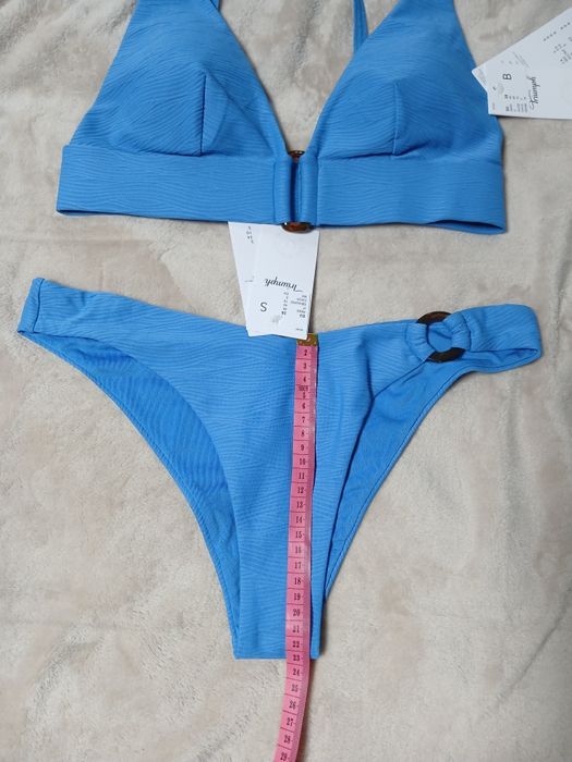 Niebieski strój kąpielowy Triumph 38B 75B summer dune p