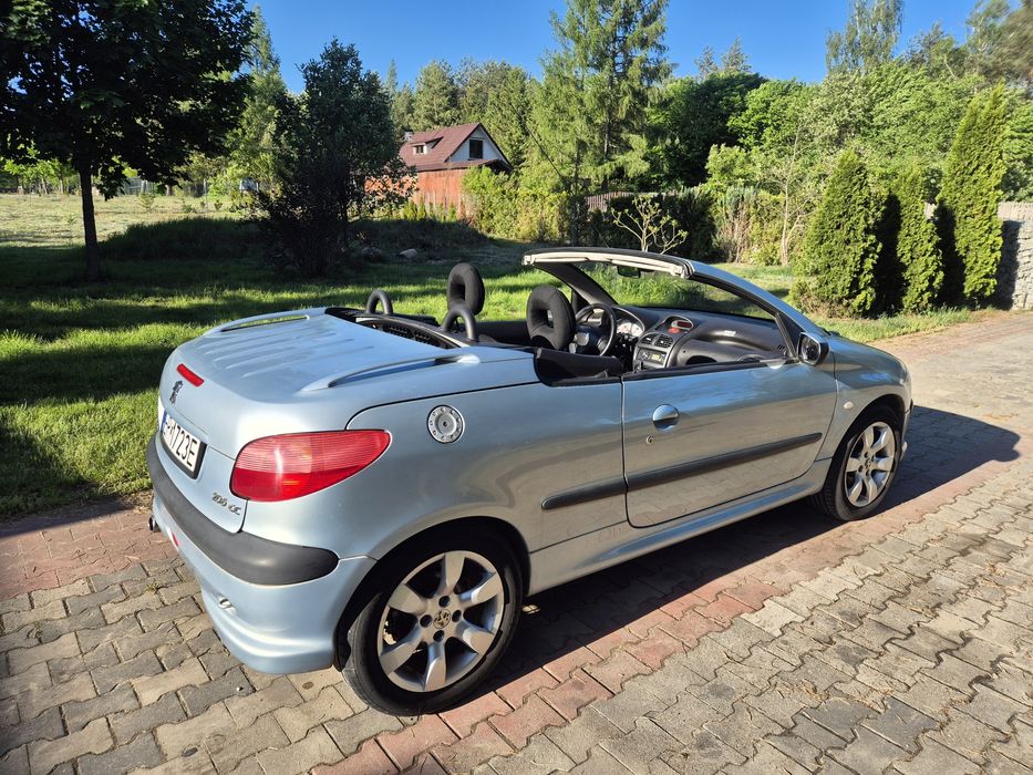 PEUGEOT 206 CC - 2002r - benzyna 2.0L - kabriolet - stan B.Dobry 100% sprawny