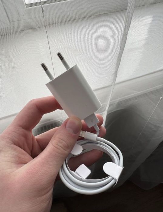 Комплект Блок Зарядка Айфон + Кабель Шнур USB Зарядка Iphone Lightning