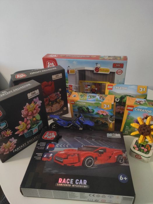 Zestaw klocków LEGO i elefun
