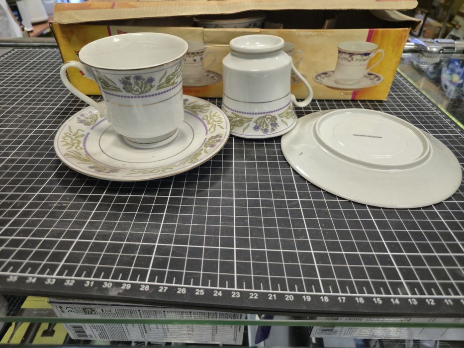 Serwis kawowy porcelana 12 części