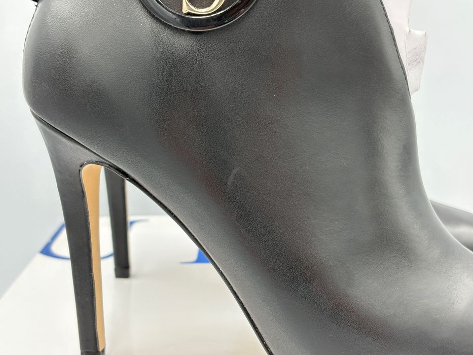 ‼️Nowe oryginalne botki GUESS Orlee czarne 40 AZ105 skóra szpilka 11cm