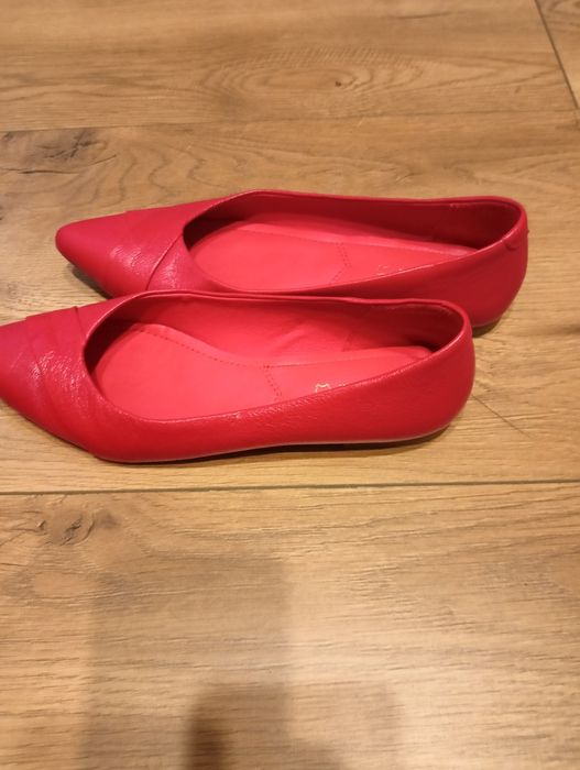 Buty skórzane Lasocki baleriny damskie