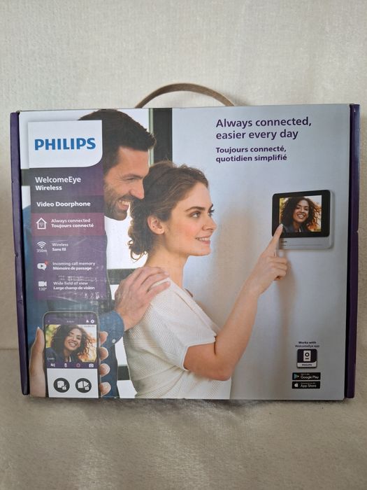 Bezprzewodowy kolorowy wideodomofon PHILIPS WelcomeEye Wireless