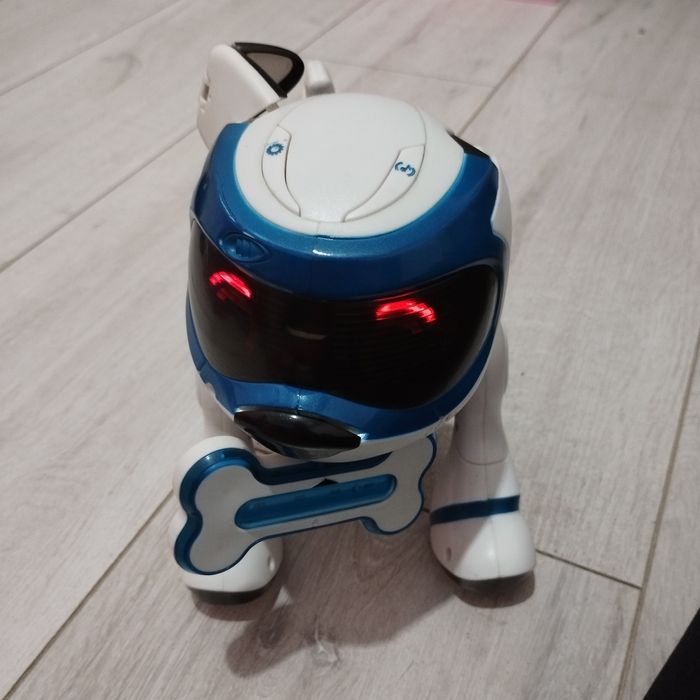 Robopies interaktywny, piłka, kość.