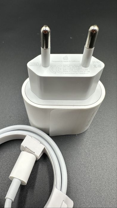Zestaw Ladowarka 20W+Kabel Lithning Usb-C 1m