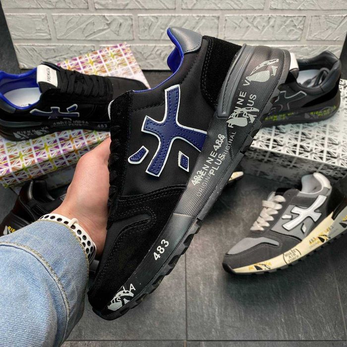 Кросівки PREMIATA Black/Blue 43 (27.5 см) / 44 (28 см)