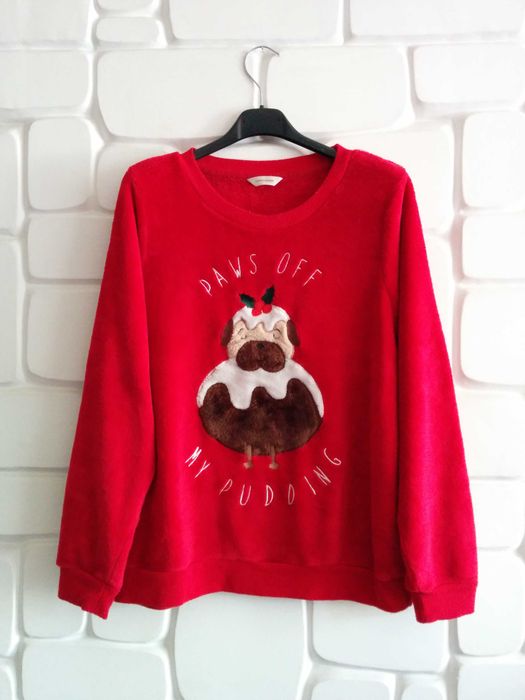 Ciepła pluszowa piżama - damska piżama - bluza + spodnie