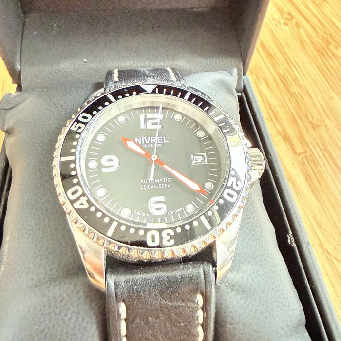 Zegarek Nivrel Deep Ocean Automatic 50 BAR (500m) – Full Set