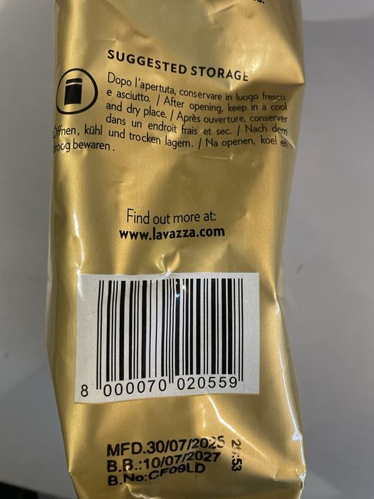 Sprzedam kawę ziarnistą Lavazza Qualità Oro 1kg
