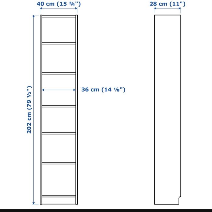 2  Estantes IKEA usadas