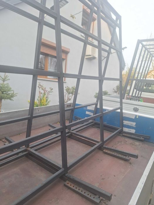 Stojak do transportu szkła