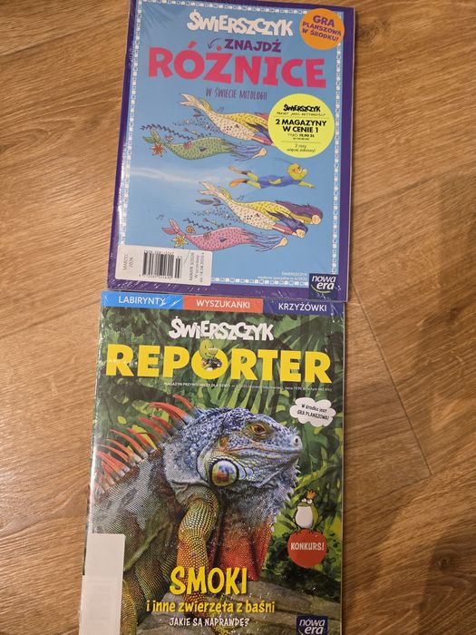 Świerszczyk reporter 2 numery.