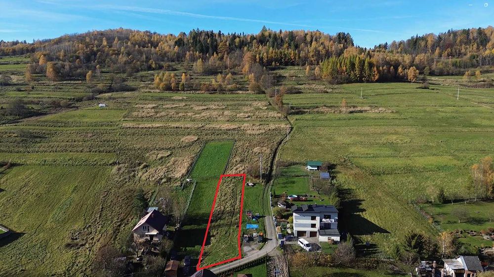 Działka budowlana z widokiem w Świnnej, ul. Miodowa