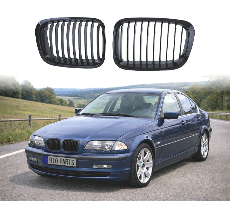 GRELHAS BMW E46 4P 98-01 PRETO BRILHANTE