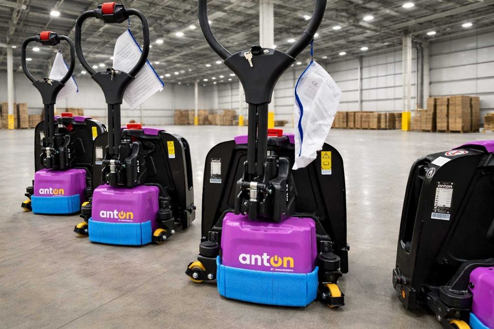 NOWY AntOn by Jungheinrich elektryczny wózek paletowy PTL 1.5 Paleciak