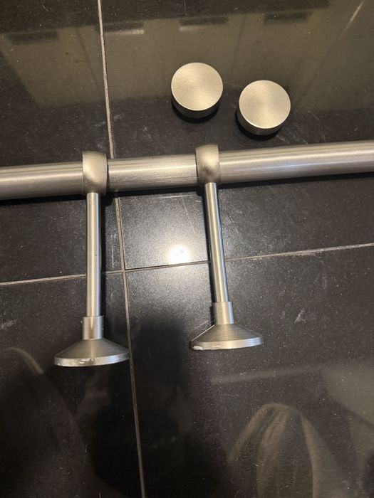 3 varoes pratedeados com 3cm diametro e 2 metros comprimento