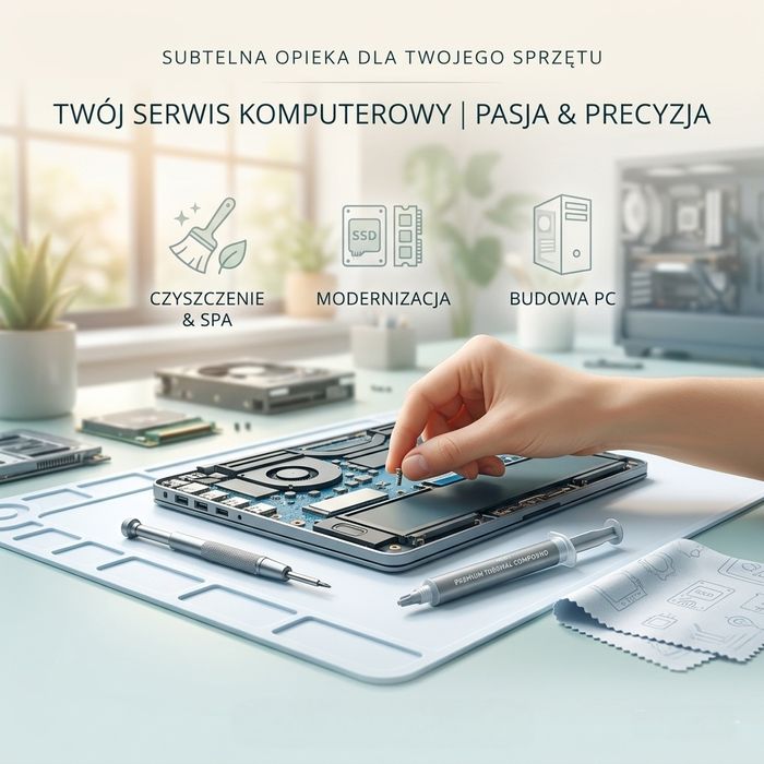Serwis i Modernizacja PC/Laptopów | SPA dla GPU i CPU | Składanie Komputerów