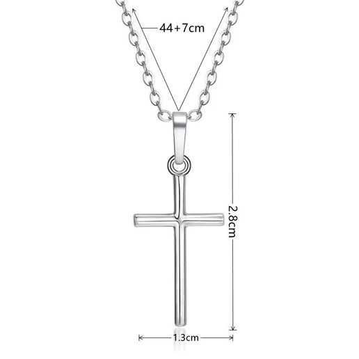 Colar / Fio com pendente. Cruz. Gold or Silver Cross