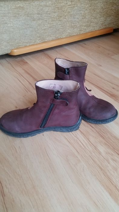 Kozaczki dziewczęce roz. 26, kozaki - skóra naturalna