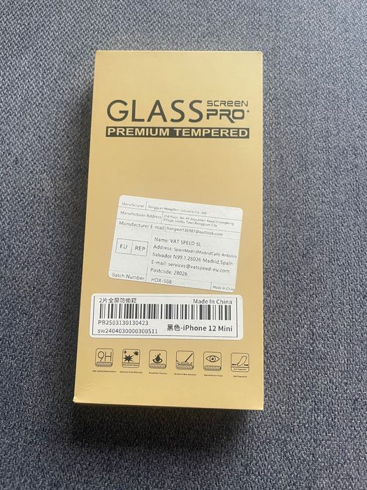 Nowe szkło ochronne iPhone 12 mini, prywatyzujące