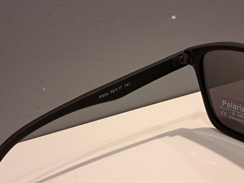 LACOSTE męskie okulary przeciwsłoneczne nowe czarne lustrzanki polaryz