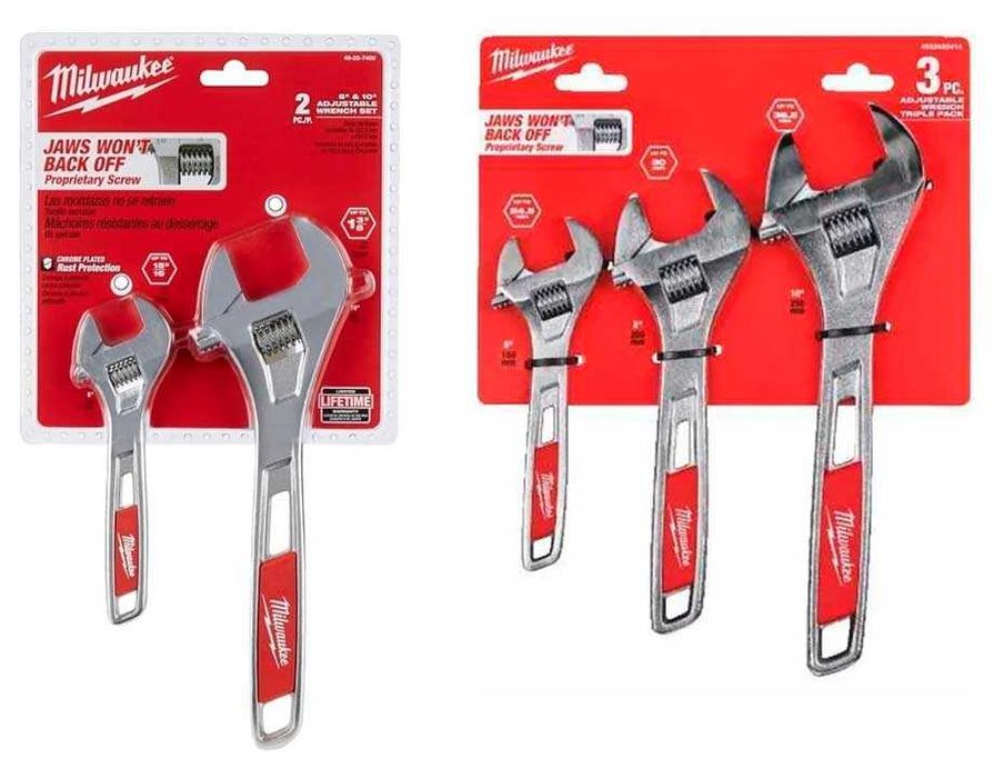 Набір розвідних ключів Milwaukee 2 шт(150/250мм) 3шт(150/200/250мм)