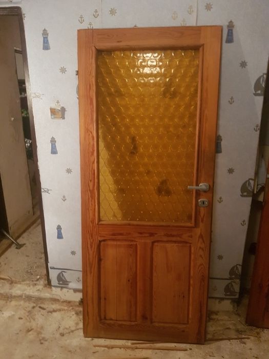 Drzwi drewniane sosnowe