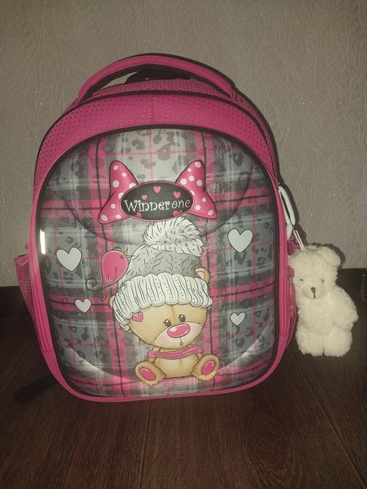 Школьный каркасный рюкзак для девочек 1,2,3,4 класс Winner One 6010 Рю