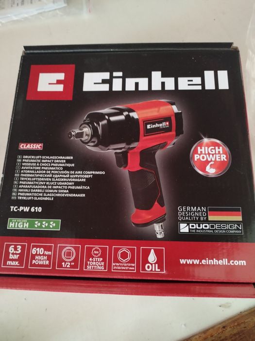 Aparafusadora impacto pneumatica einhell TC-PW 610