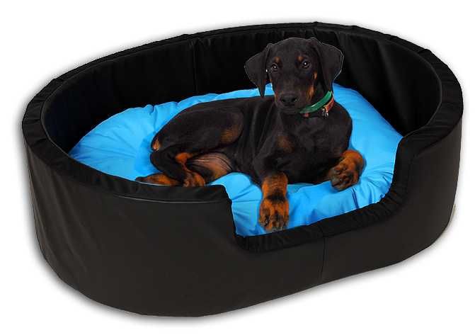 LEGOWISKO,LEGOWISKA,KOJEC dla psa eko-skóra owalne + poduszka