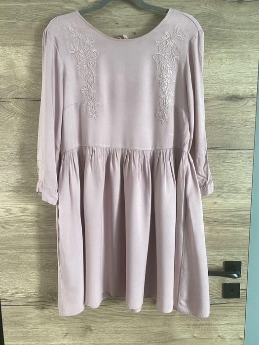 Sukienk pudrowy róż S