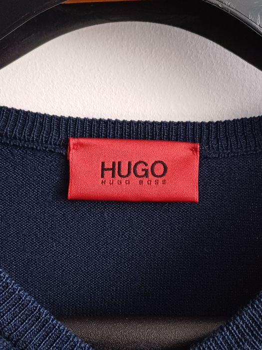 Свитер шерсть мужской HUGO BOSS оригинал XL