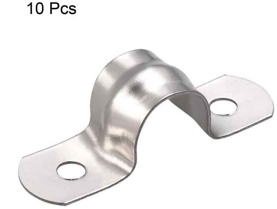 Obejma do rur 12mm 10 sztuk, stal nierdzewna Sourcing map