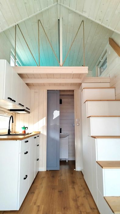 Tiny House , Domek na kołach, Dom mobilny, wykończony, wyposażony