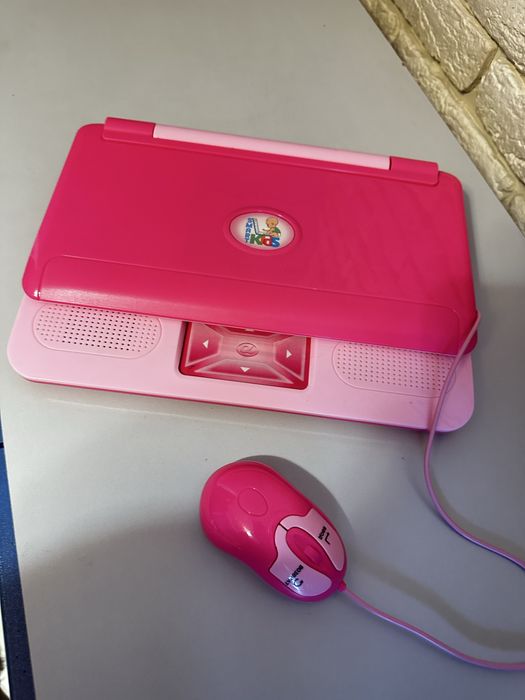 Ноутбук дитячий Limo Toy інтерактивний 35 функцій Рожевий (SK 7442)