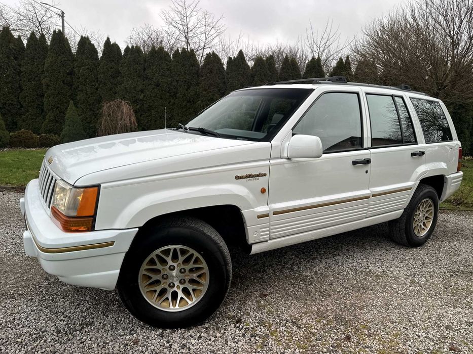 JEEP GRAND CHEROKEE ZJ 4.0 185PS 4x4 Klima Skóra Infinity BIAŁY KRUK !