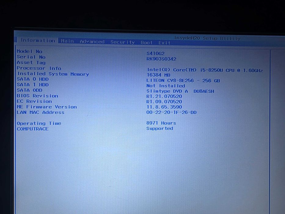 Чудовий стан захищений ноутбук Getac S410 (i5-8250U)